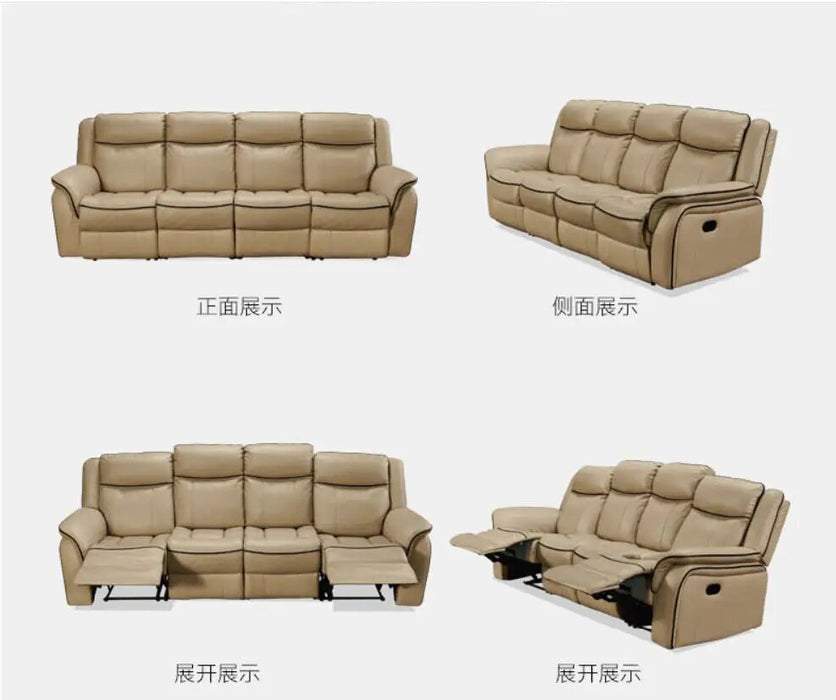 living room Sofa set диван sofa bed мебель кровать muebles de sala recliner genuine leather sofa cama puff asiento sala 4 seater