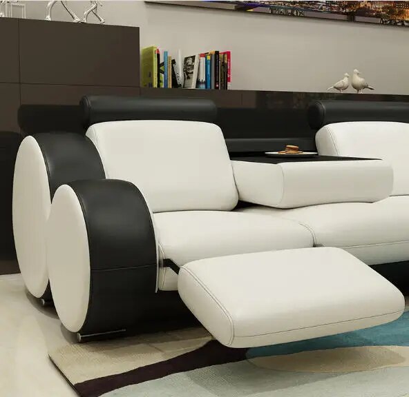 Living Room Sofa set corner sofa L real genuine cow leather sectional sofas minimalist modern muebles de sala moveis para casa