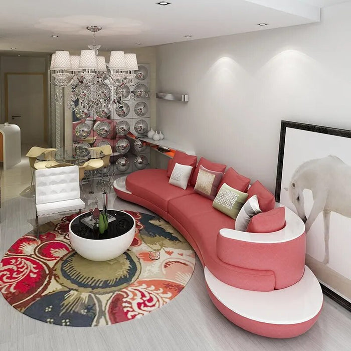 3pcs  import  leather sofa set  for big villa living room  #CE-GY-9040