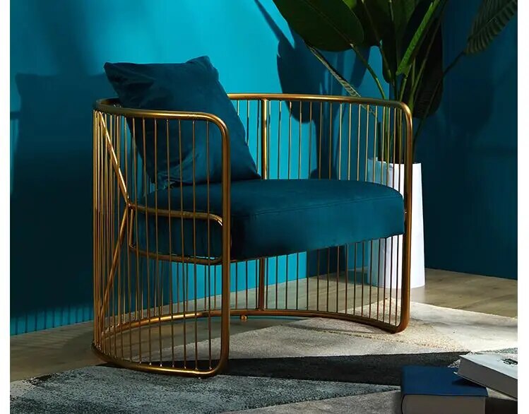 Tieyi sofa light luxury ins style web celebrity clothing shop studio small Nordic minimalist modern 123 sofa chair