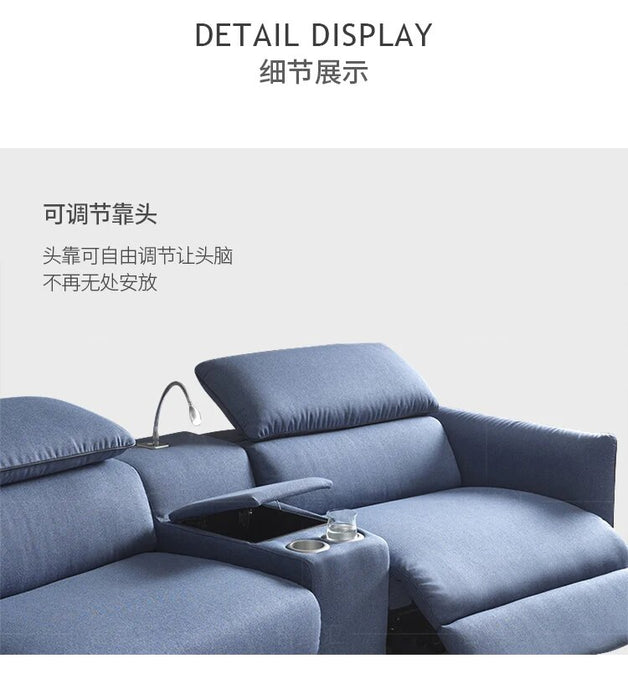 Living Room Sofa set 3 seater sofa recliner electrical couch linen fabric cloth sectional sofas muebles de sala moveis para casa