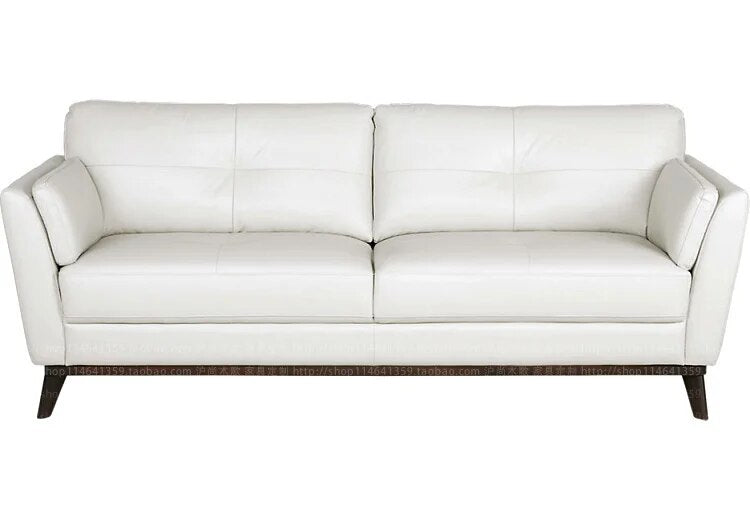 Living Room Sofa set furniture real genuine cow leather sofas puff asiento muebles de sala canape 3 seater shape sofa cama