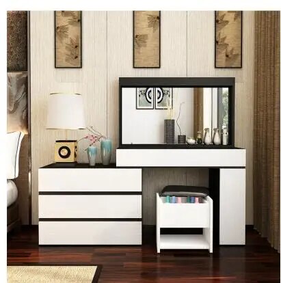 Dressing table bedroom storage cabinet integrated simple modern economical assembly net red makeup table ins style dressing tabl