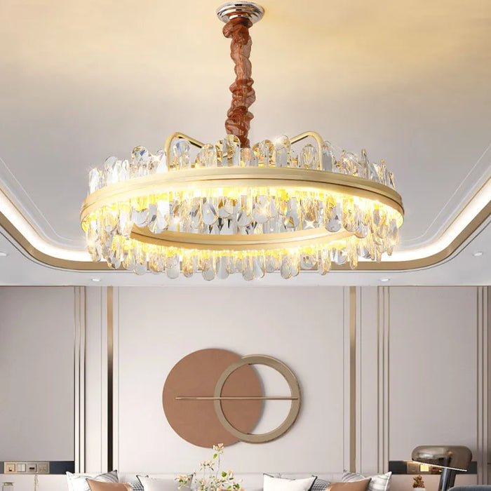 Luxury Crystal Chandelier For Living Room Bedroom Dining Room Lamp Simple Postmodern 2021 New Chandelier Light Fixtures