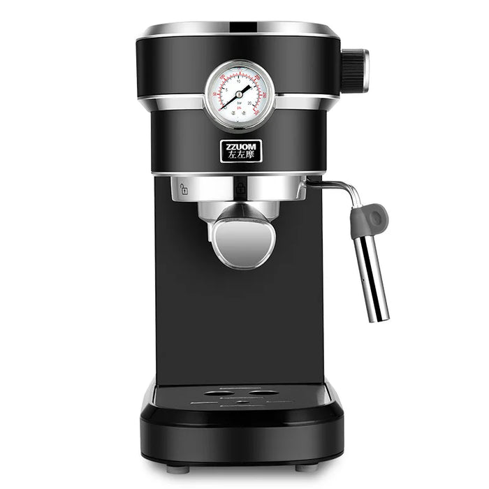 New Italian Espresso Coffee Machine 15 Bar Small Semi-automatic Steam Coffee Maker Milk Foam With 1.1L Water Tank Home Appliance
