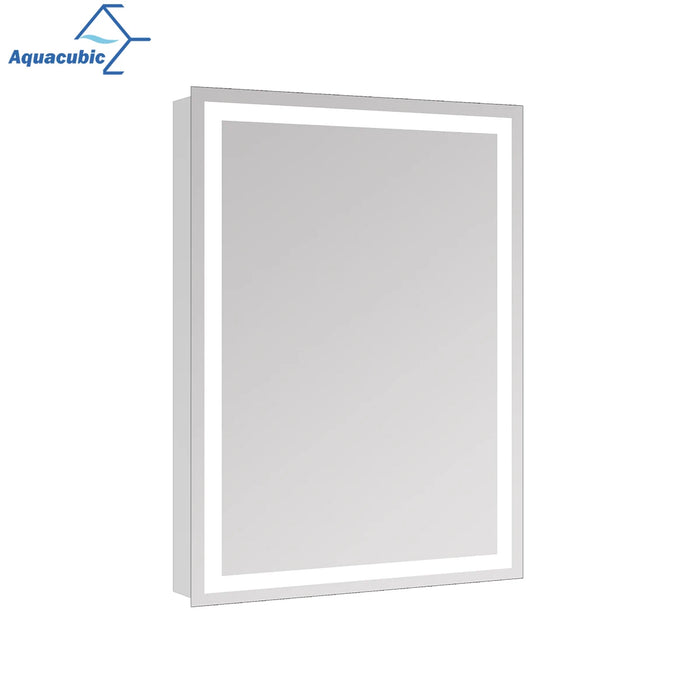 24 X 36 Inch Led Mirror Bathroom Wall Mounted 3 Brightness X3 Colors Anti-Fog Waterproof Back Mackup