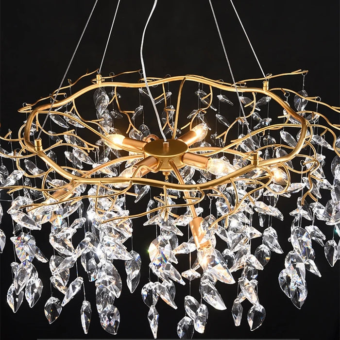 2022 New K9 crystal Chandelier Post-modern Nordic style LED lamp Living Room Hotel Lobby bedroom restaurant Decor Lighting