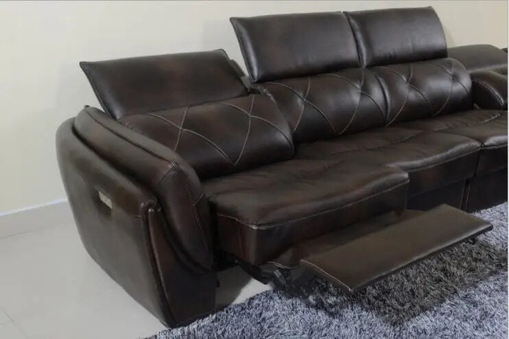 Living Room Sofa set corner sofa recliner electrical genuine leather sectional sofas modern muebles de sala moveis para casa