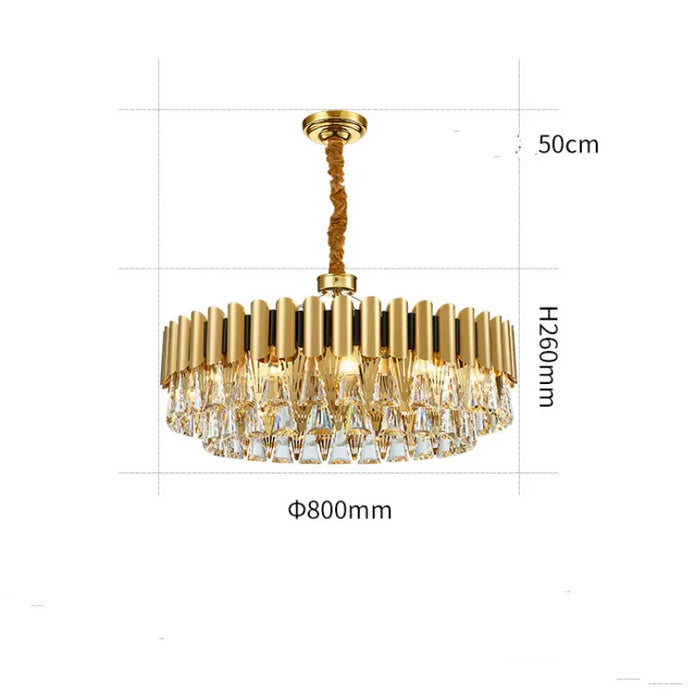 Simple Modern Art Crystal  Bedroom Chandelier Dining Room Clothing Shop Cafe Home  Decorate LED Lamp Fixture