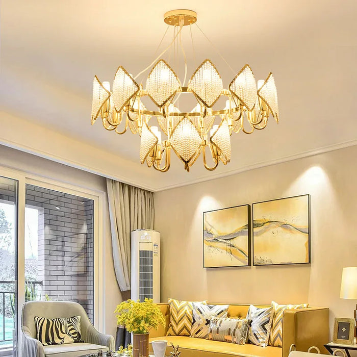 Luxury Modern Chandelier Lighting For Dining Room New Design LED Crystal Lamp Kitchen Island Decor Crystal Chandeliers