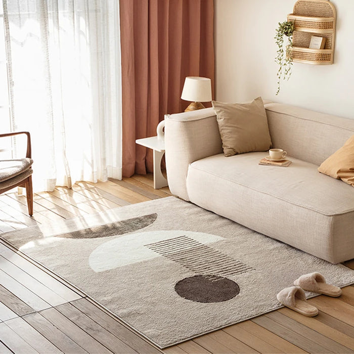 Modern Simple Living Room Carpet Soft Nordic Ins Fluffy Child Play Rug Shaggy Kid Room Carpet Rug for Bedroom Bedside Floor Mat