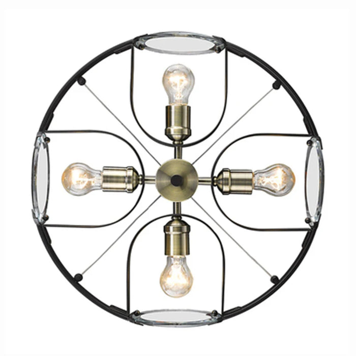 Creative Glass living room chandelier metal restaurant Hanging chandeliers  LED Home Lights 4/6 Heads 85-265V Lustre Lighting