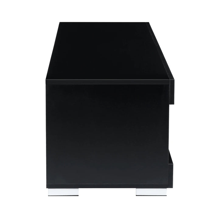 57'' TV Cabinet Modern LED TV Stands Living Room Furniture Detachable TV Unit Bracket with 6 Open Drawers Home Furnishings