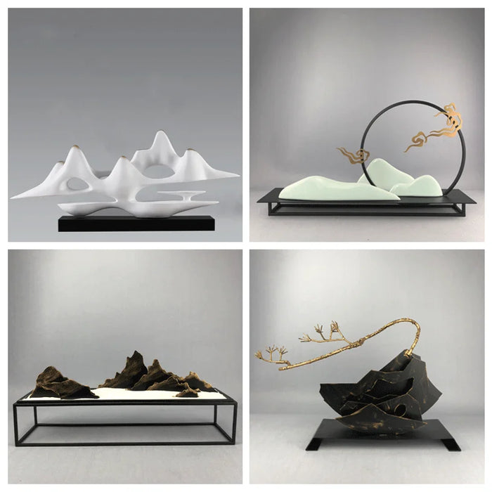 New Chinese style creative home decoration living room porch handicraft office model room interior soft decoration