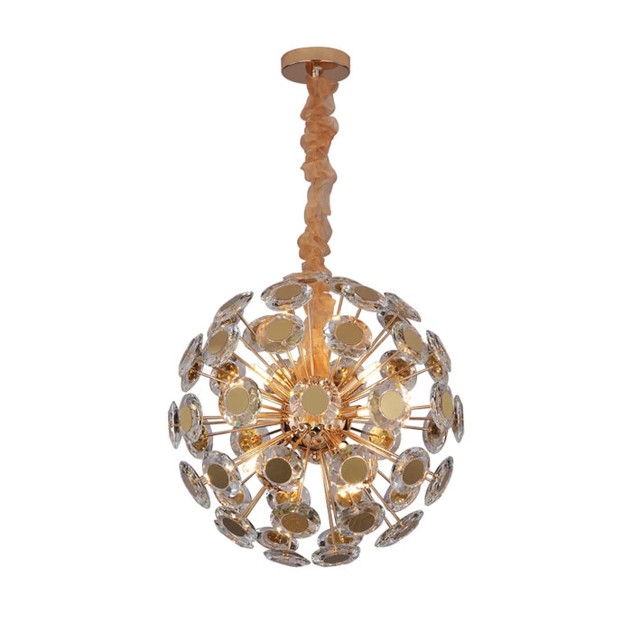 New LED Gold K9 Crystal Modern Led Chandelier Living Room Bedroom Luxury Interior Lighting