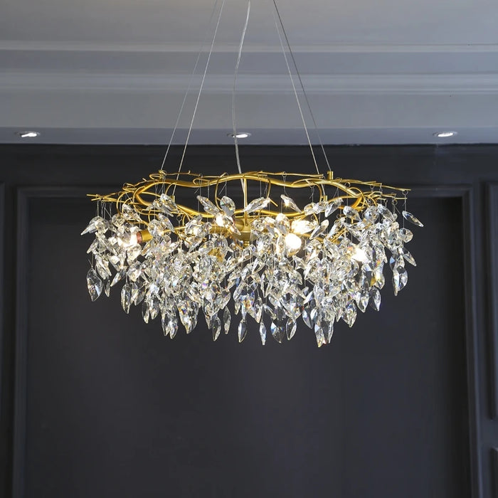 2022 New K9 crystal Chandelier Post-modern Nordic style LED lamp Living Room Hotel Lobby bedroom restaurant Decor Lighting