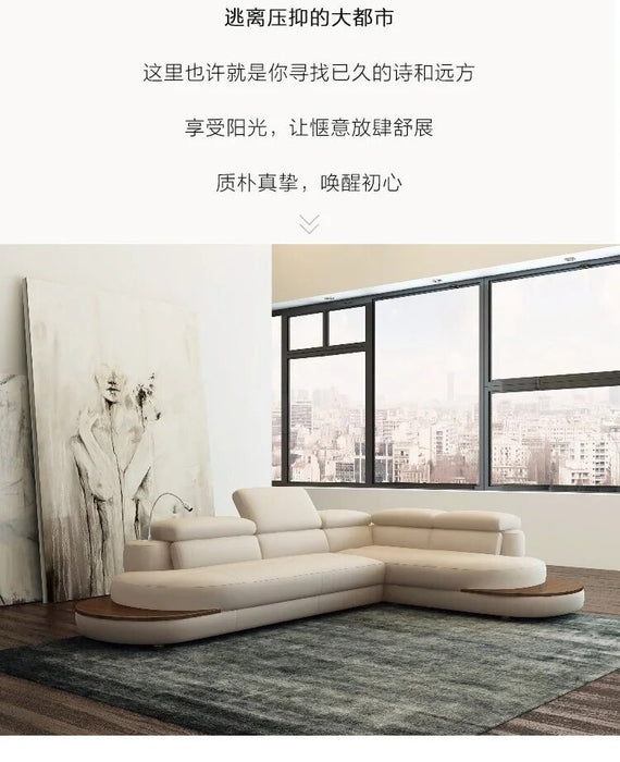 living room Sofa set диван мебель кровать muebles de sala L shape real genuine leather sofa cama puff asiento sala futon fashoin