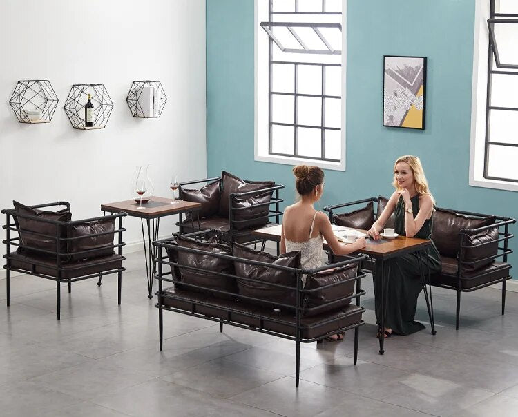 Tieyi sofa simple Nordic ins style coffee shop clothing shop milk tea shop restaurant studio Sofa Chair Holder