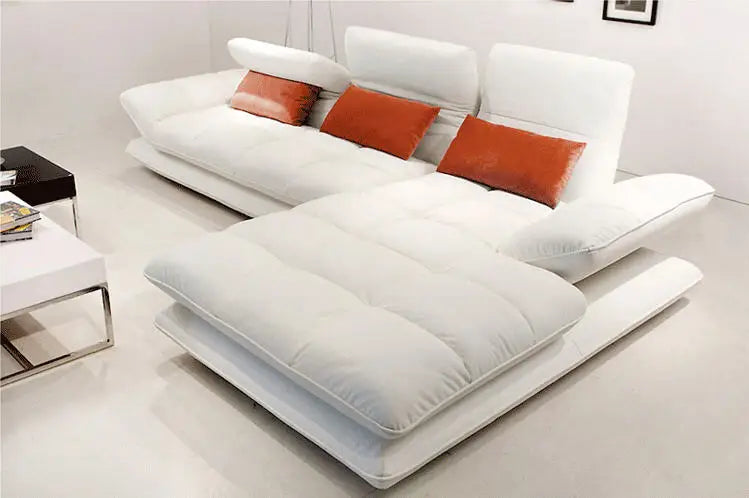 Living Room Sofa set corner sofa recliner backrest functional genuine leather sectional sofas muebles de sala moveis para casa
