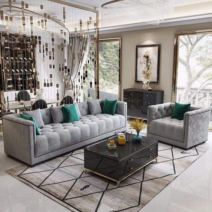 hot sale velvet sofa living room furniture luxury sofa set