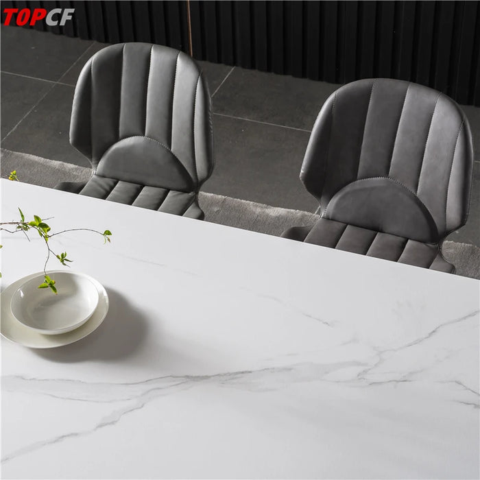 Marble Table Mesas De Comedor Dining Set Jantar Cocina A Manger Esstische Sillas Chaises Chair Tisch Furniture Luxury Style