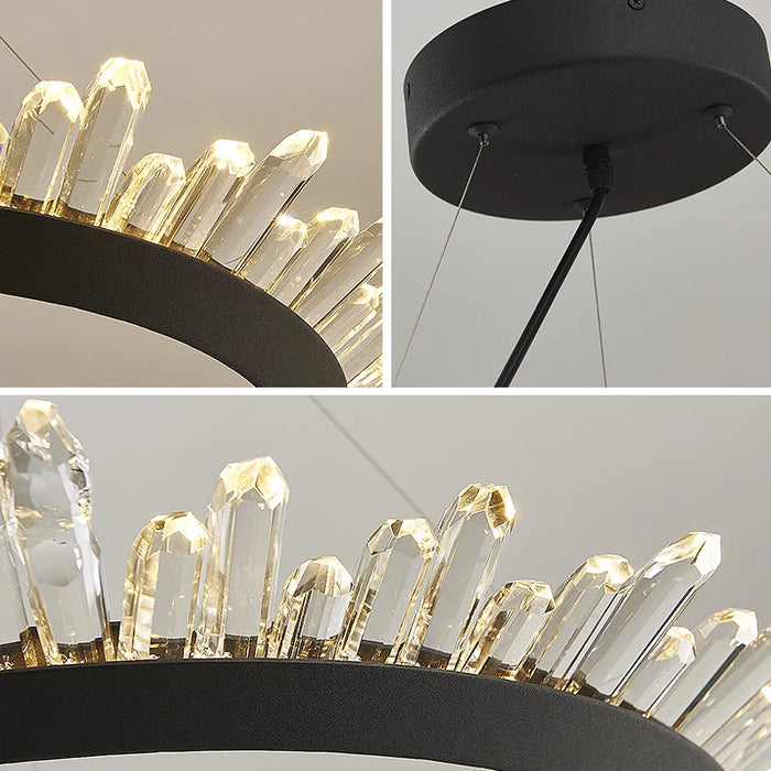 new brief design crystal chandelier modern lighting for living room dining room lustre crystal lampadari LED light