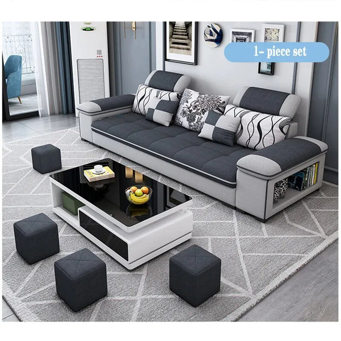 living room furniture modern fabric sofa European sectional sofa set 1902