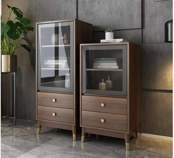 Living room luxury sofa side cabinet storage cabinet modern bedroom small family tea table corner cabinet