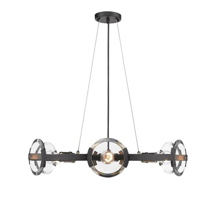 Creative Glass living room chandelier metal restaurant Hanging chandeliers  LED Home Lights 4/6 Heads 85-265V Lustre Lighting