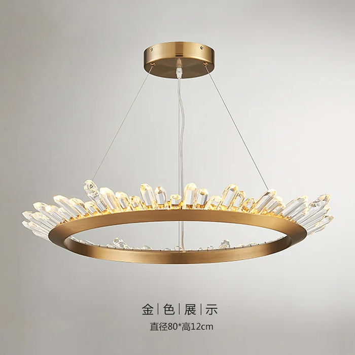 new brief design crystal chandelier modern lighting for living room dining room lustre crystal lampadari LED light