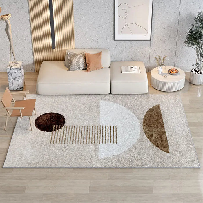 Modern Simple Living Room Carpet Soft Nordic Ins Fluffy Child Play Rug Shaggy Kid Room Carpet Rug for Bedroom Bedside Floor Mat