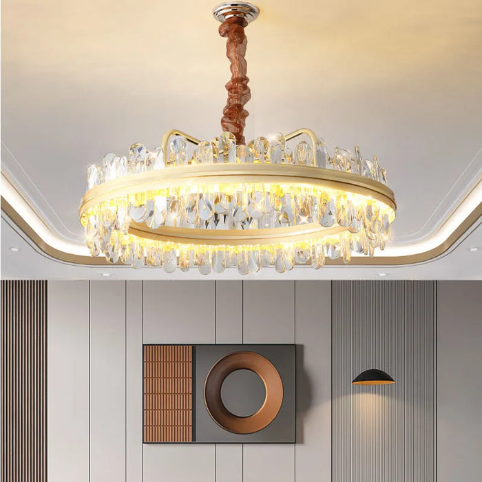Luxury Crystal Chandelier For Living Room Bedroom Dining Room Lamp Simple Postmodern 2021 New Chandelier Light Fixtures