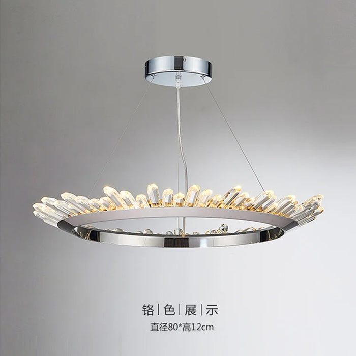 new brief design crystal chandelier modern lighting for living room dining room lustre crystal lampadari LED light