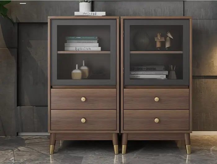 Living room luxury sofa side cabinet storage cabinet modern bedroom small family tea table corner cabinet
