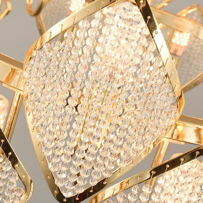 Luxury Modern Chandelier Lighting For Dining Room New Design LED Crystal Lamp Kitchen Island Decor Crystal Chandeliers