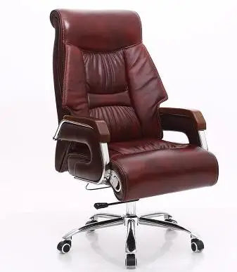 Leather of human body engineering office chair massage can lie swivel chair leather of large chair