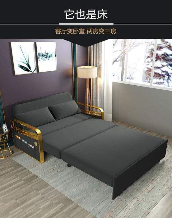 linen hemp fabric sofas  Living Room Sofa set stainless steel frame alon couch puff asiento muebles de sala canape sofa bed cama