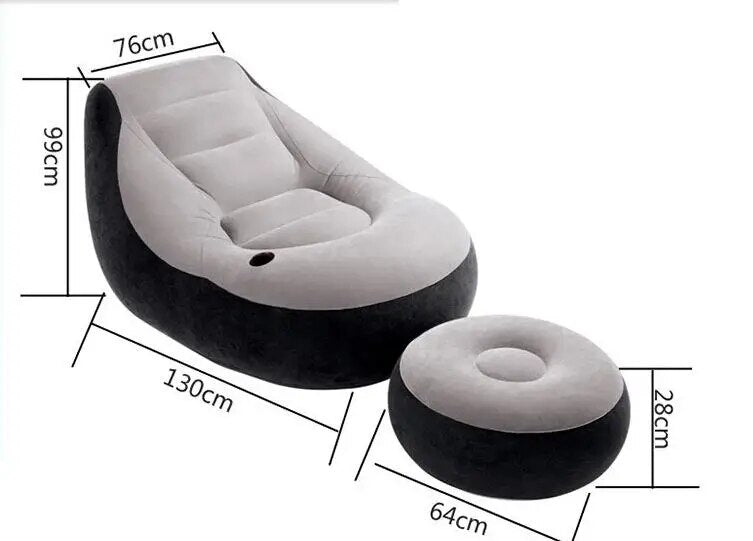 Intex sofa bed set living room furniture single deck chair,size 99 cm * 130 cm * 130 cm, include repair patch