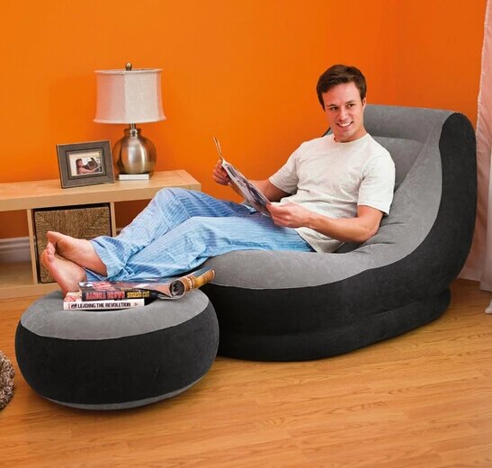 Intex sofa bed set living room furniture single deck chair,size 99 cm * 130 cm * 130 cm, include repair patch