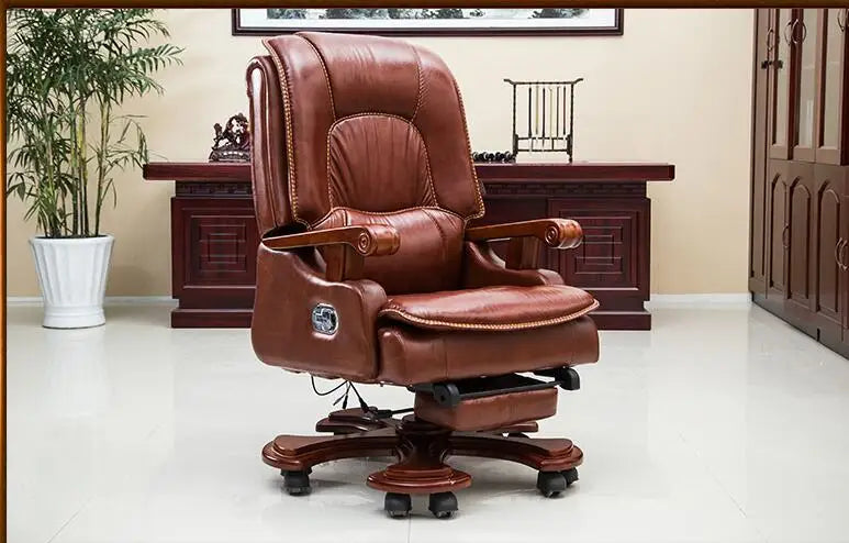 Computer chair. Home chair. Leather reclining office chair.20