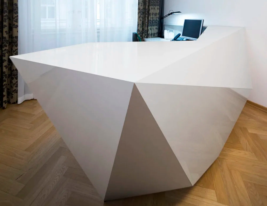 wood reception counter table design for reception area #2355