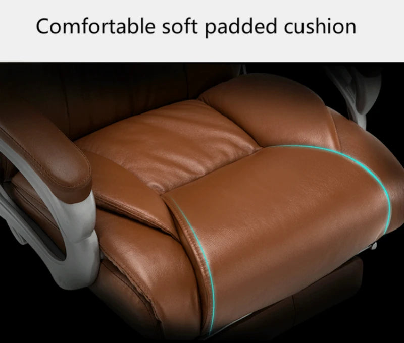 Household Simple Style Computer Chair with Footrest Recliners Siesta Office Chair Multifunction Boss Chair Lifted Swivel Chair