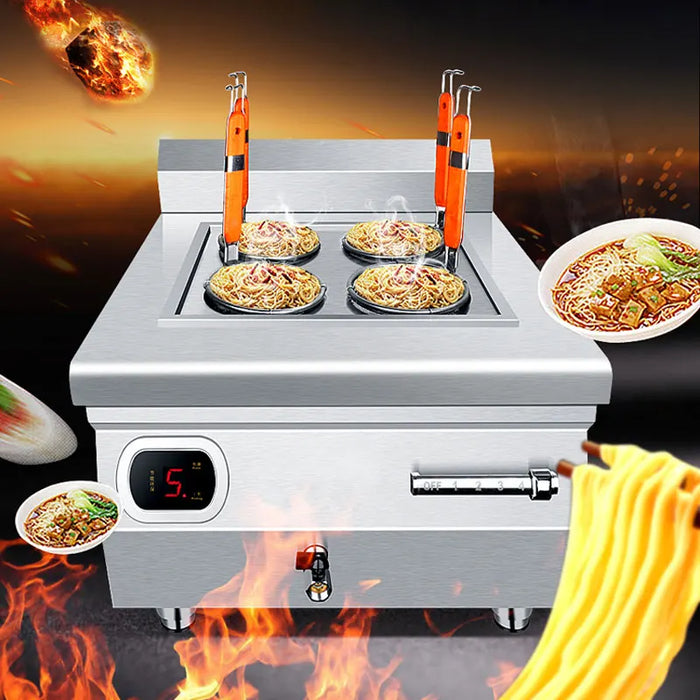 Commercial Electromagnetic Frying Stove 6000W French Fries Chicken Chop Oden Fritters Noodle Machine Cooking Appliances