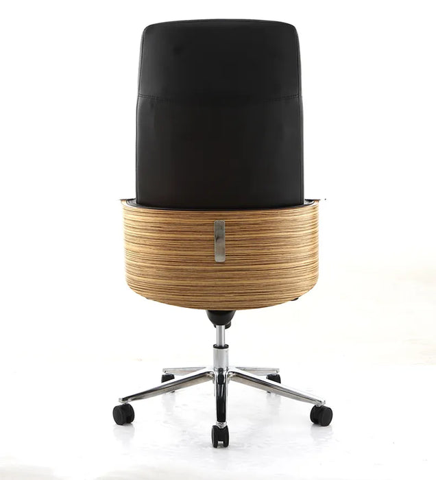 Office furniture chair. Simple leather high back office chair.03