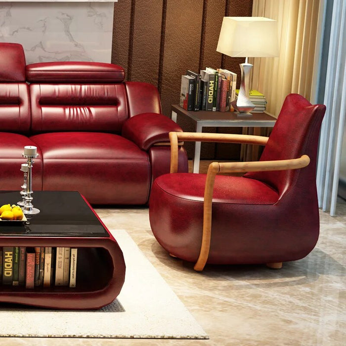 2 pcs chairs for selling modern Sofa Chair wood frame  Armchair Living Room Furniture