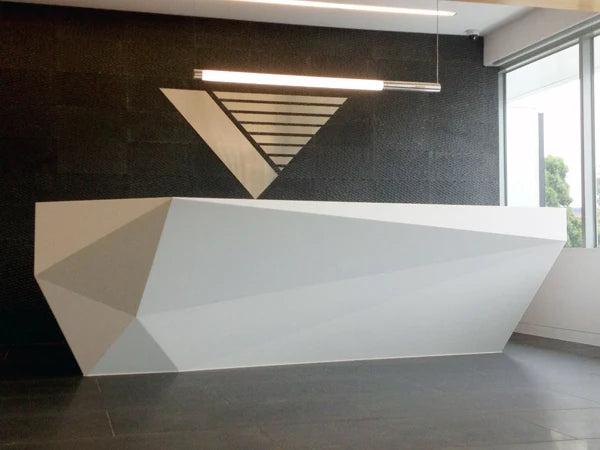 wood reception counter table design for reception area #2355
