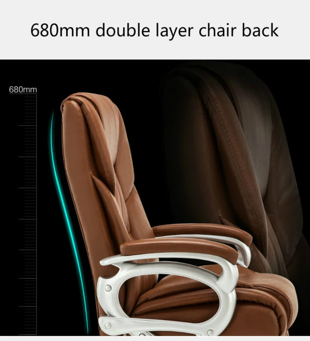 Household Simple Style Computer Chair with Footrest Recliners Siesta Office Chair Multifunction Boss Chair Lifted Swivel Chair