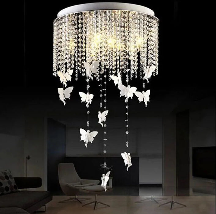 New Angel creative modern crystal chandeliers lamp European style LED crystal dining bedroom chandeliers lamp living room