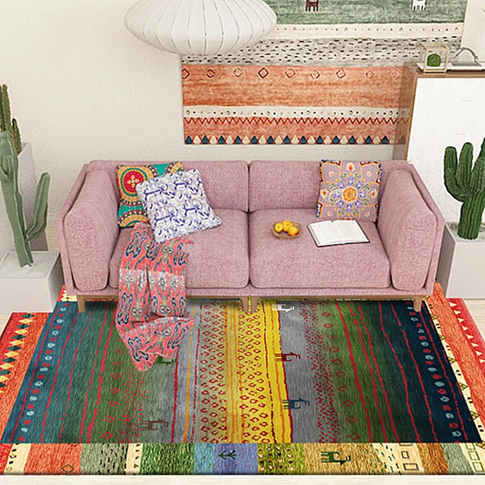 Morocco American Style Carpets For Living Room Home Bedroom Carpet Sofa Coffee Table Bohemia Vintage Rug Study Room Floor Mat