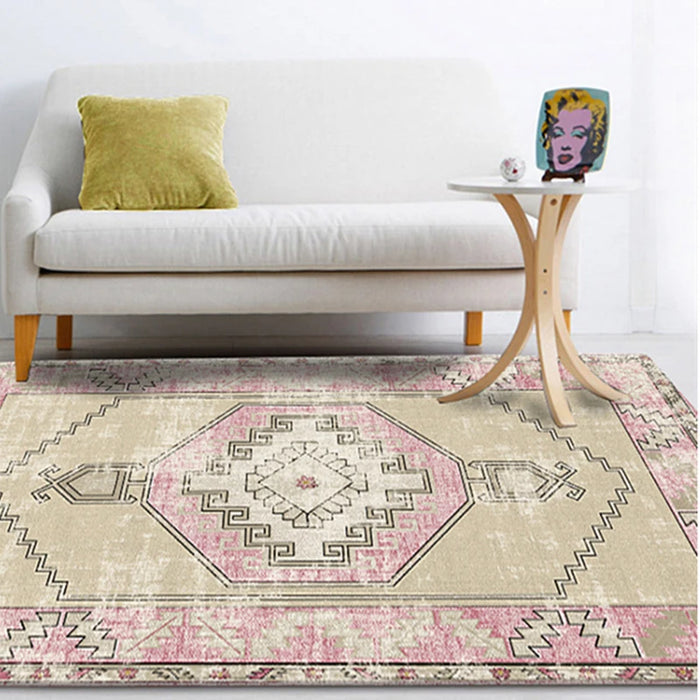 Morocco American Style Carpets For Living Room Home Bedroom Carpet Sofa Coffee Table Bohemia Vintage Rug Study Room Floor Mat